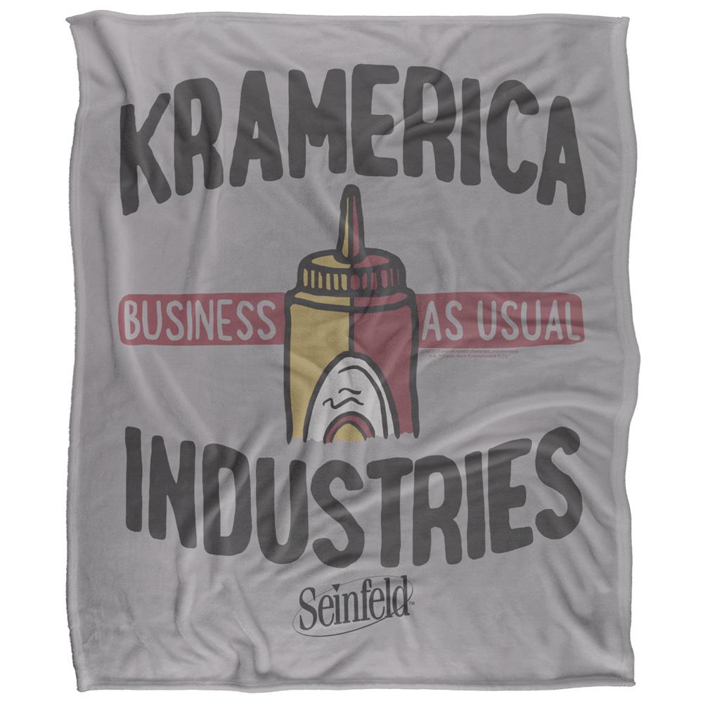 Multicoloured - Front - Seinfeld Kramerica Industries Blanket