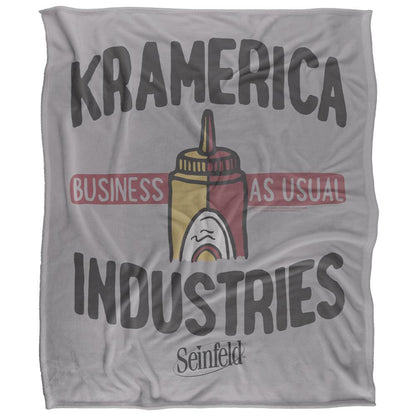 Multicoloured - Front - Seinfeld Kramerica Industries Blanket