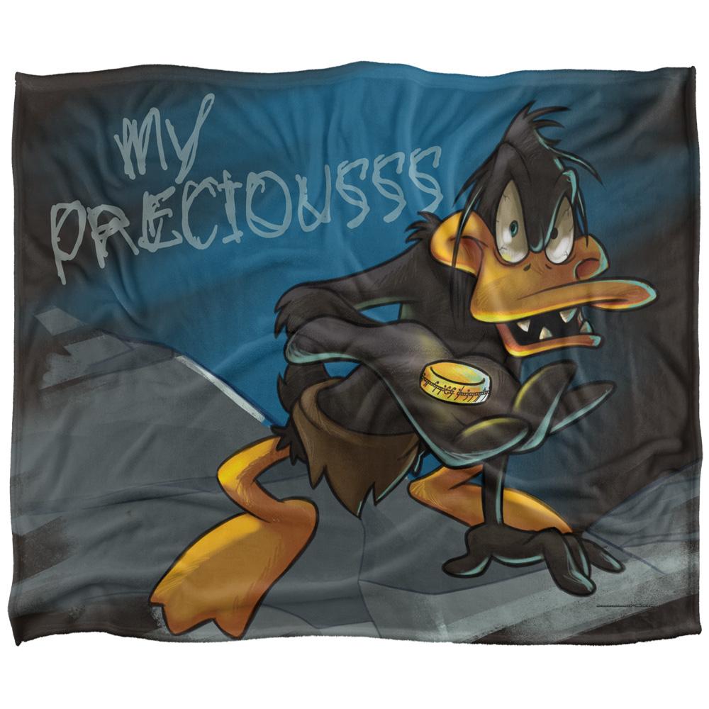 Multicoloured - Front - Looney Tunes My Precious Daffy Blanket