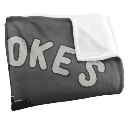 Multicoloured - Back - Batman Jokes On You Blanket