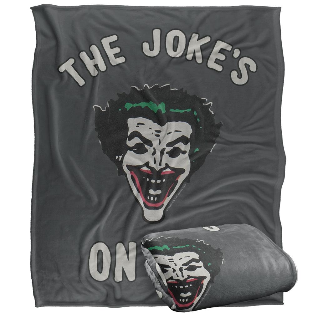 Multicoloured - Side - Batman Jokes On You Blanket