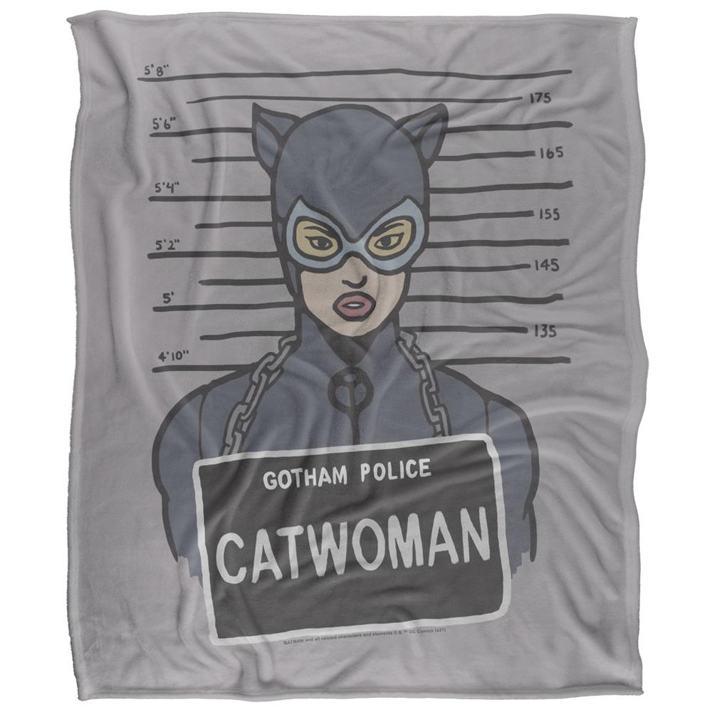 Multicoloured - Front - Batman Line Up Catwoman Blanket