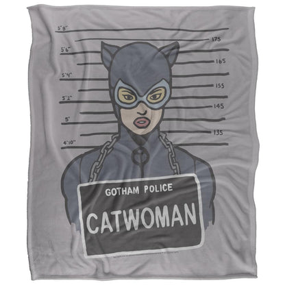 Multicoloured - Front - Batman Line Up Catwoman Blanket
