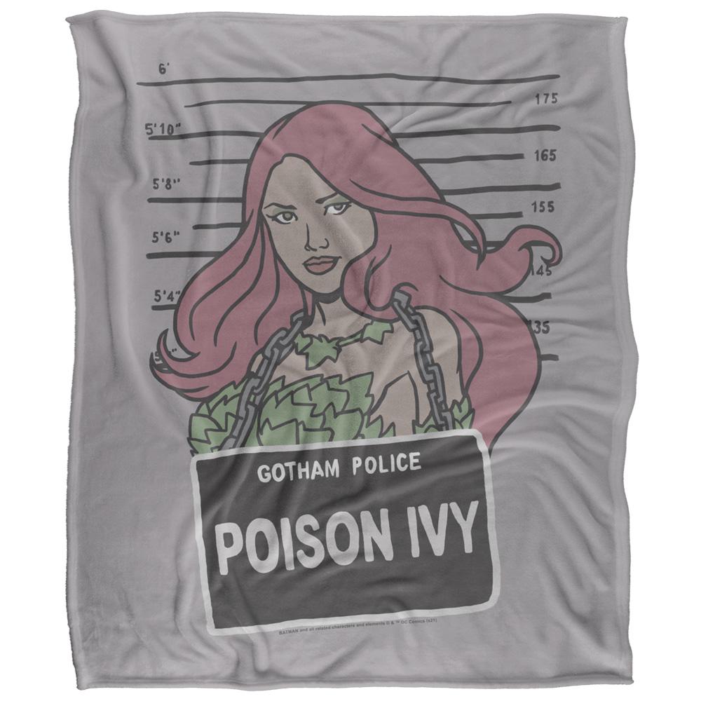 Multicoloured - Front - Batman Line Up Poison Ivy Blanket