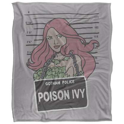 Multicoloured - Front - Batman Line Up Poison Ivy Blanket