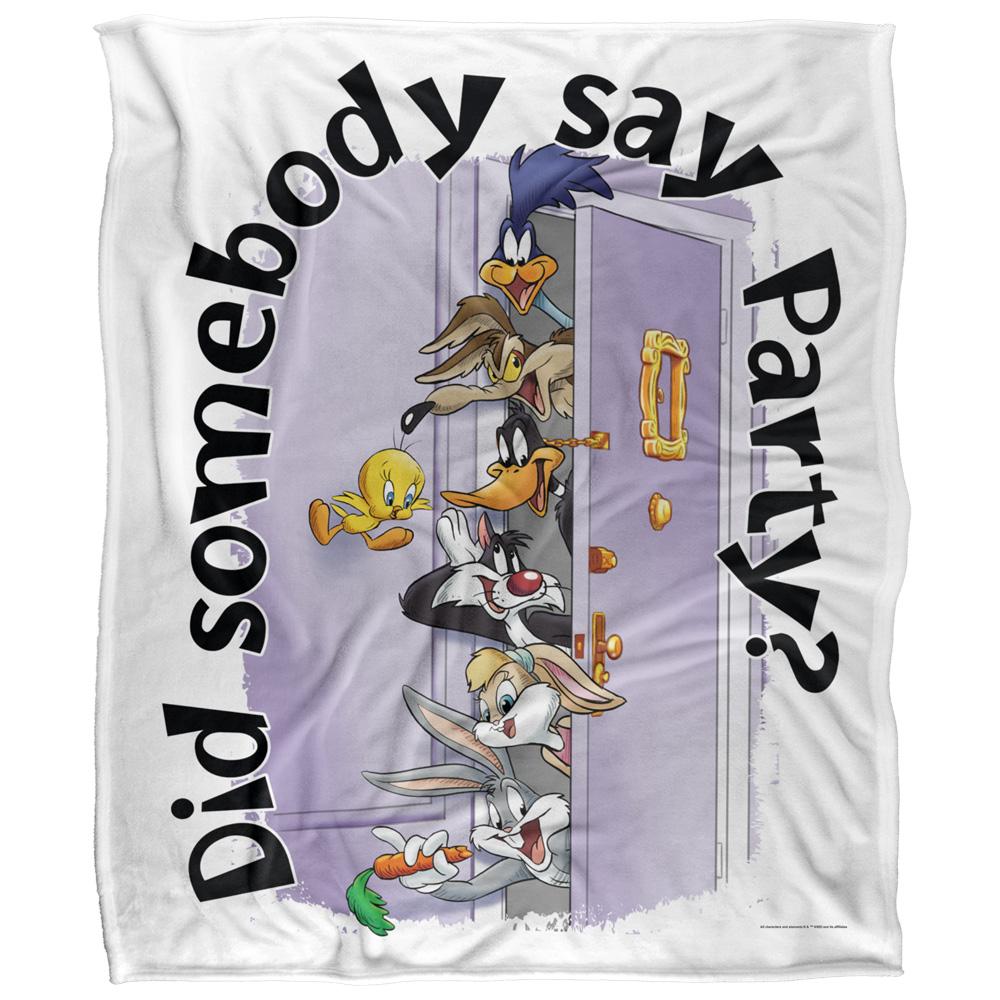 Multicoloured - Front - Looney Tunes Did Somebody Say Party? Blanket