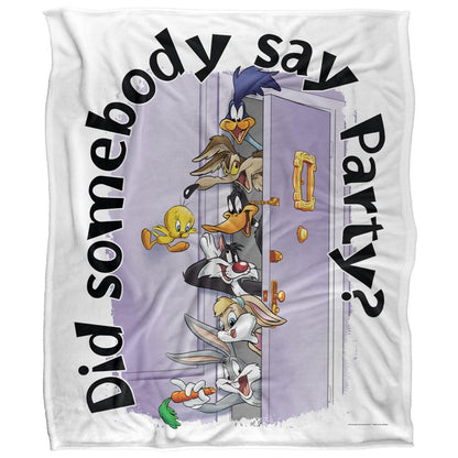 Multicoloured - Front - Looney Tunes Did Somebody Say Party? Blanket