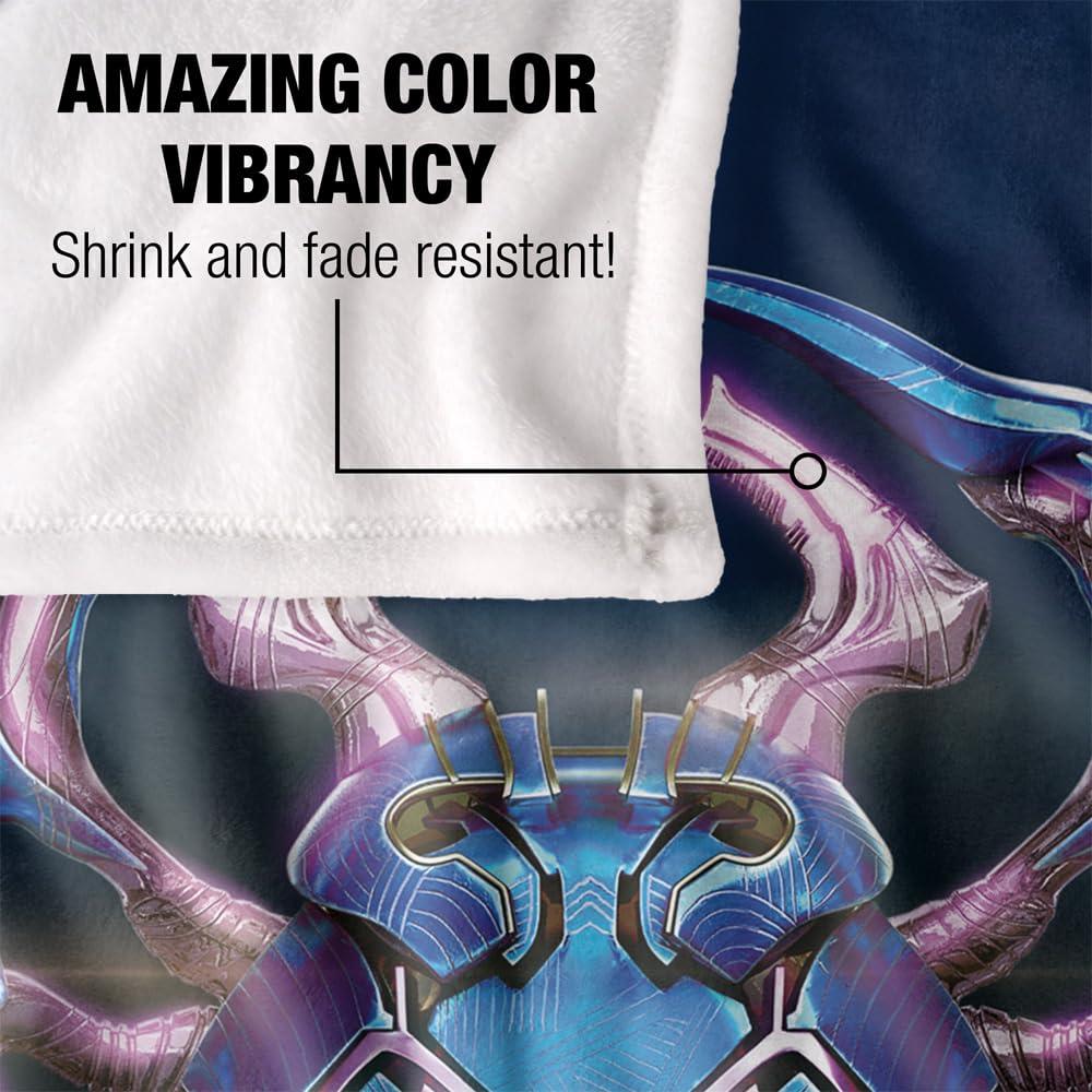 Beetle-Blue - Lifestyle - Blue Beetle Beetle Blanket