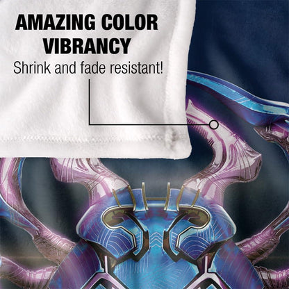 Beetle-Blue - Lifestyle - Blue Beetle Beetle Blanket