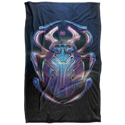 Beetle-Blue - Front - Blue Beetle Beetle Blanket