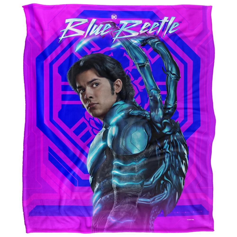 Multicoloured - Front - Blue Beetle Unmasked Blanket