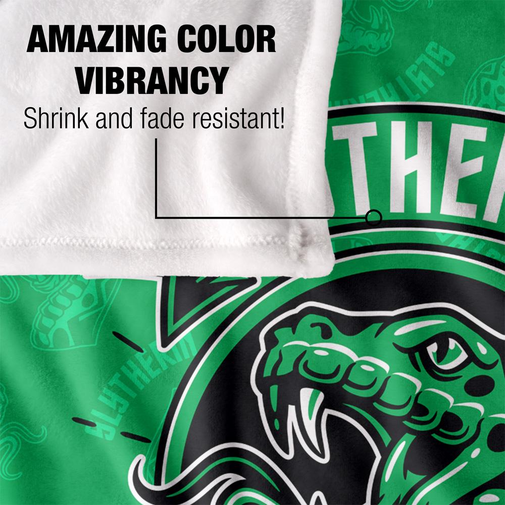 Multicoloured - Lifestyle - Harry Potter Ambition, Cunning, Pride Slytherin Blanket