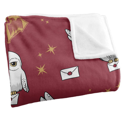 Multicoloured - Back - Harry Potter Letter Hedwig Blanket