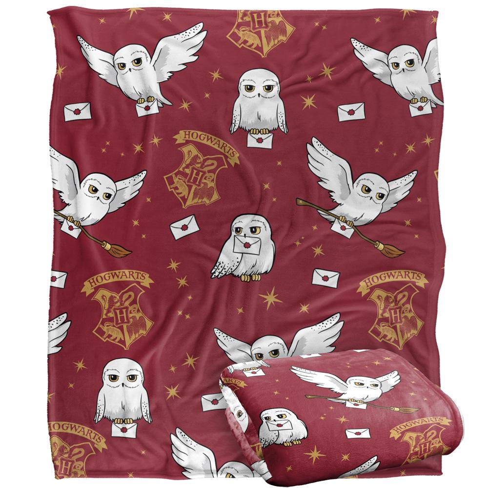 Multicoloured - Side - Harry Potter Letter Hedwig Blanket