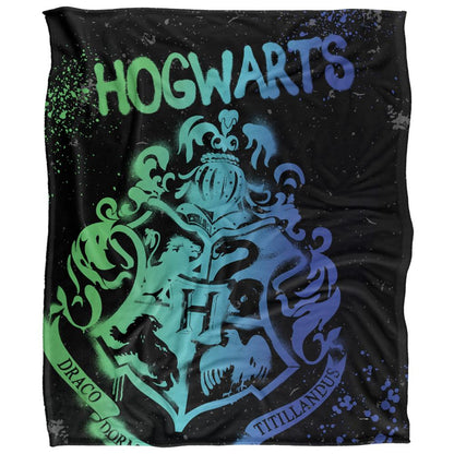 Multicoloured - Front - Harry Potter Hogwarts Spray Paint Blanket