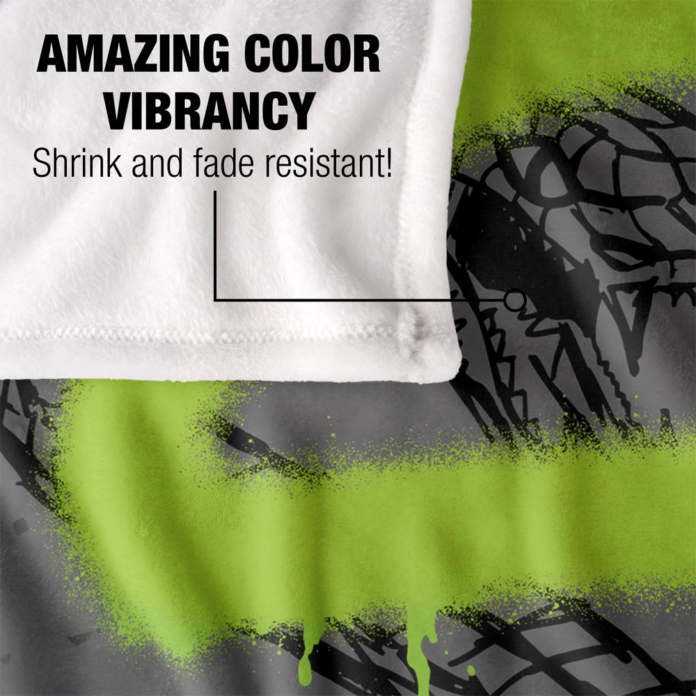 Multicoloured - Lifestyle - Harry Potter Slytherin Graffiti Blanket