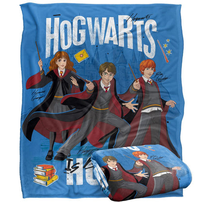 Multicoloured - Side - Harry Potter Hogwarts Is My Home Blanket