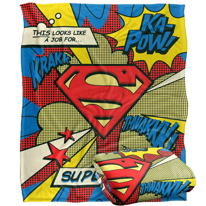 Multicoloured - Side - Superman This Looks Like A Job Blanket