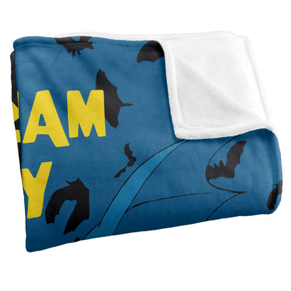 Multicoloured - Back - Batman Gotham City Hero Blanket