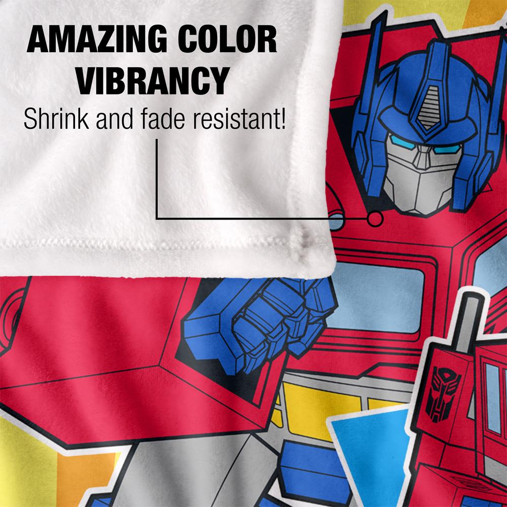 White - Lifestyle - Transformers Optimus Prime Blanket