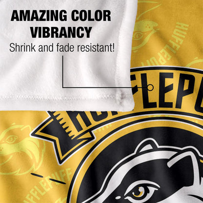 Multicoloured - Lifestyle - Harry Potter Dedication, Patience, Loyalty Hufflepuff Blanket