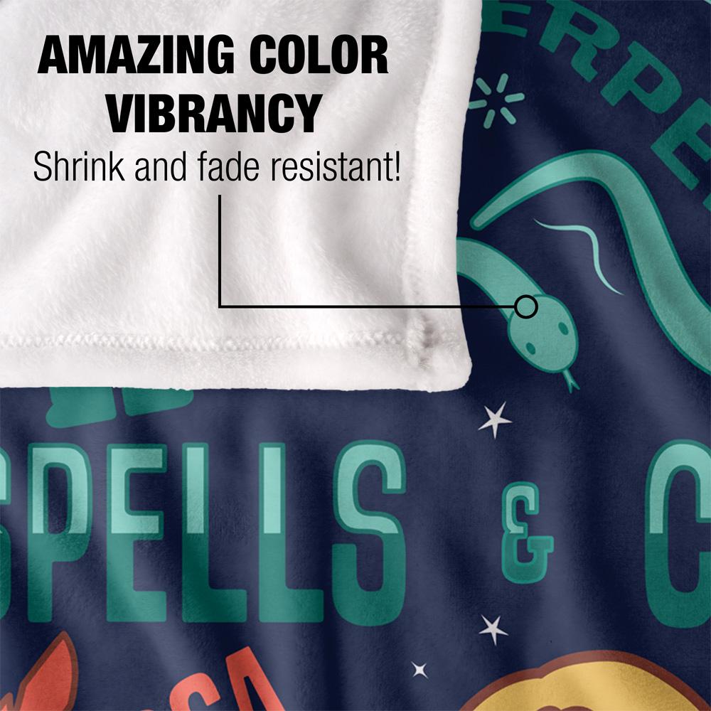 Multicoloured - Lifestyle - Harry Potter Spells & Charms Chibi Blanket