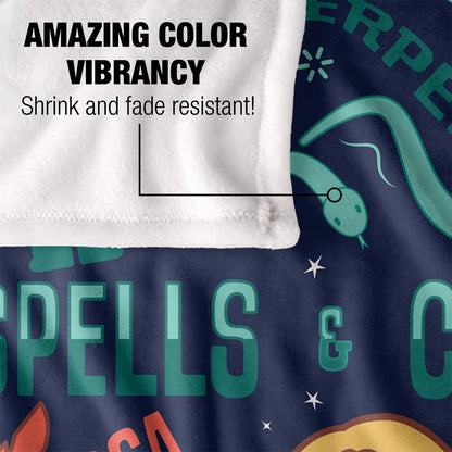 Multicoloured - Lifestyle - Harry Potter Spells & Charms Chibi Blanket