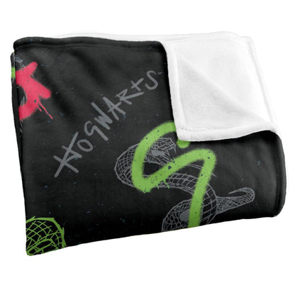 Multicoloured - Back - Harry Potter Repeat Print Blanket