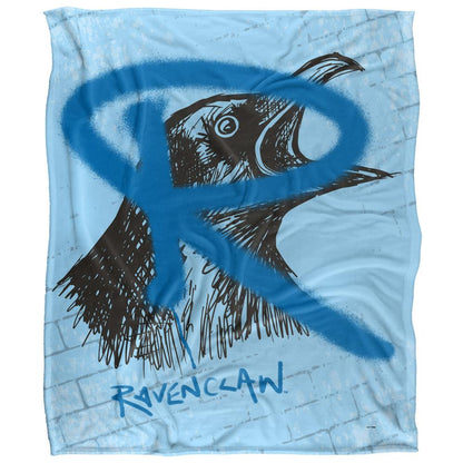 Multicoloured - Front - Harry Potter Ravenclaw Graffiti Blanket