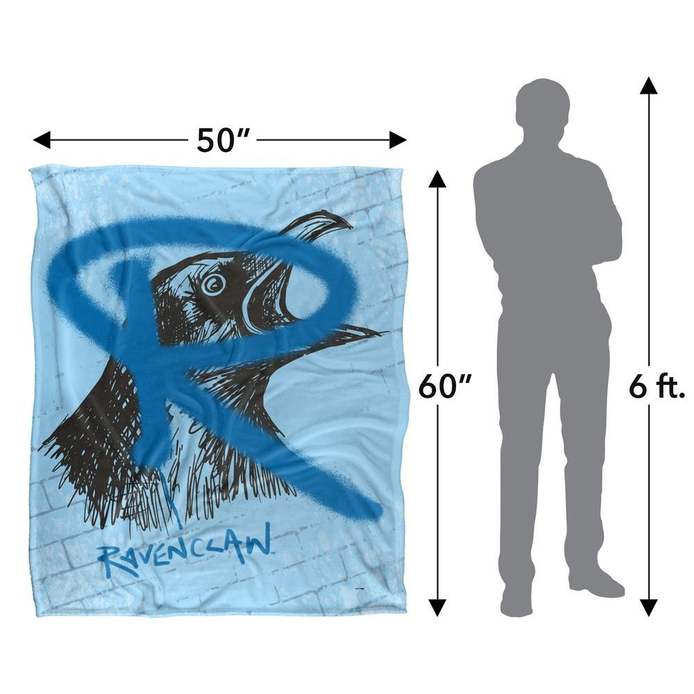 Multicoloured - Pack Shot - Harry Potter Ravenclaw Graffiti Blanket