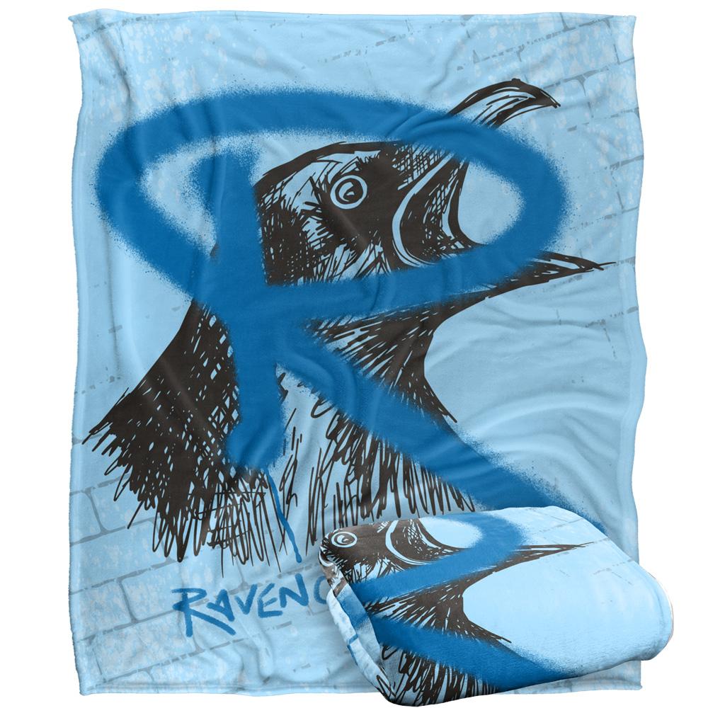 Multicoloured - Side - Harry Potter Ravenclaw Graffiti Blanket