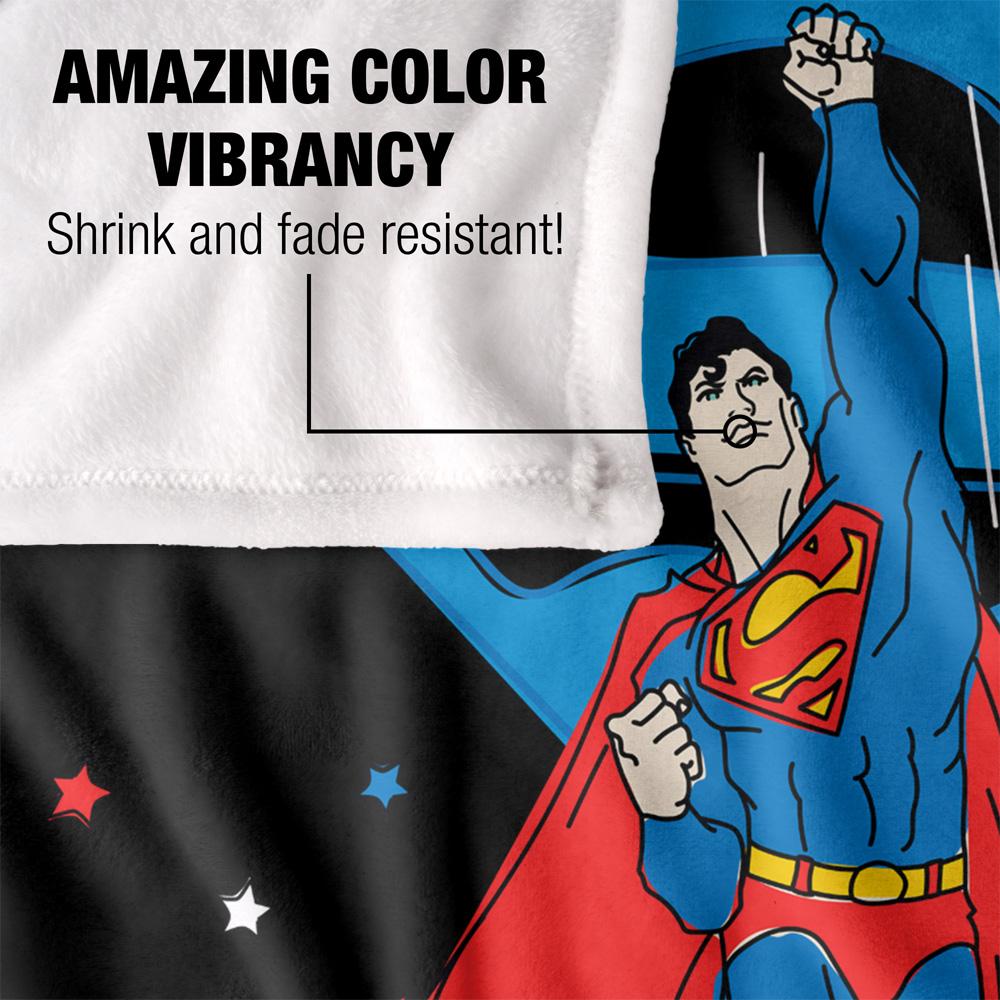 Multicoloured - Lifestyle - Superman Action Pose Blanket