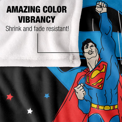 Multicoloured - Lifestyle - Superman Action Pose Blanket