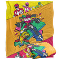Multicoloured - Side - Power Rangers Megazord Blanket