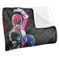 Multicoloured - Side - Power Rangers Stacked Blanket