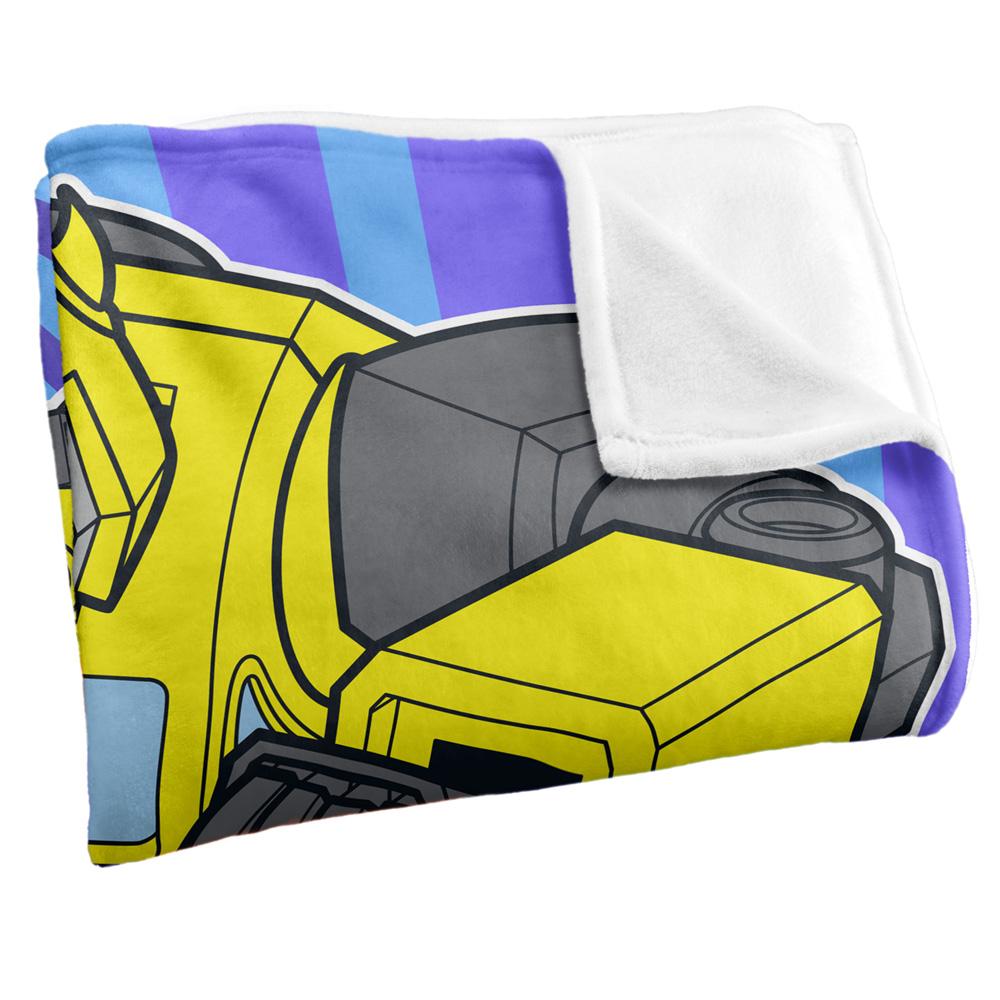 White - Back - Transformers Bumblebee Blanket