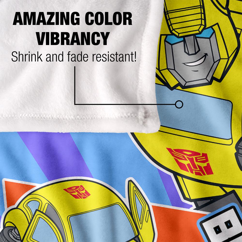 White - Lifestyle - Transformers Bumblebee Blanket