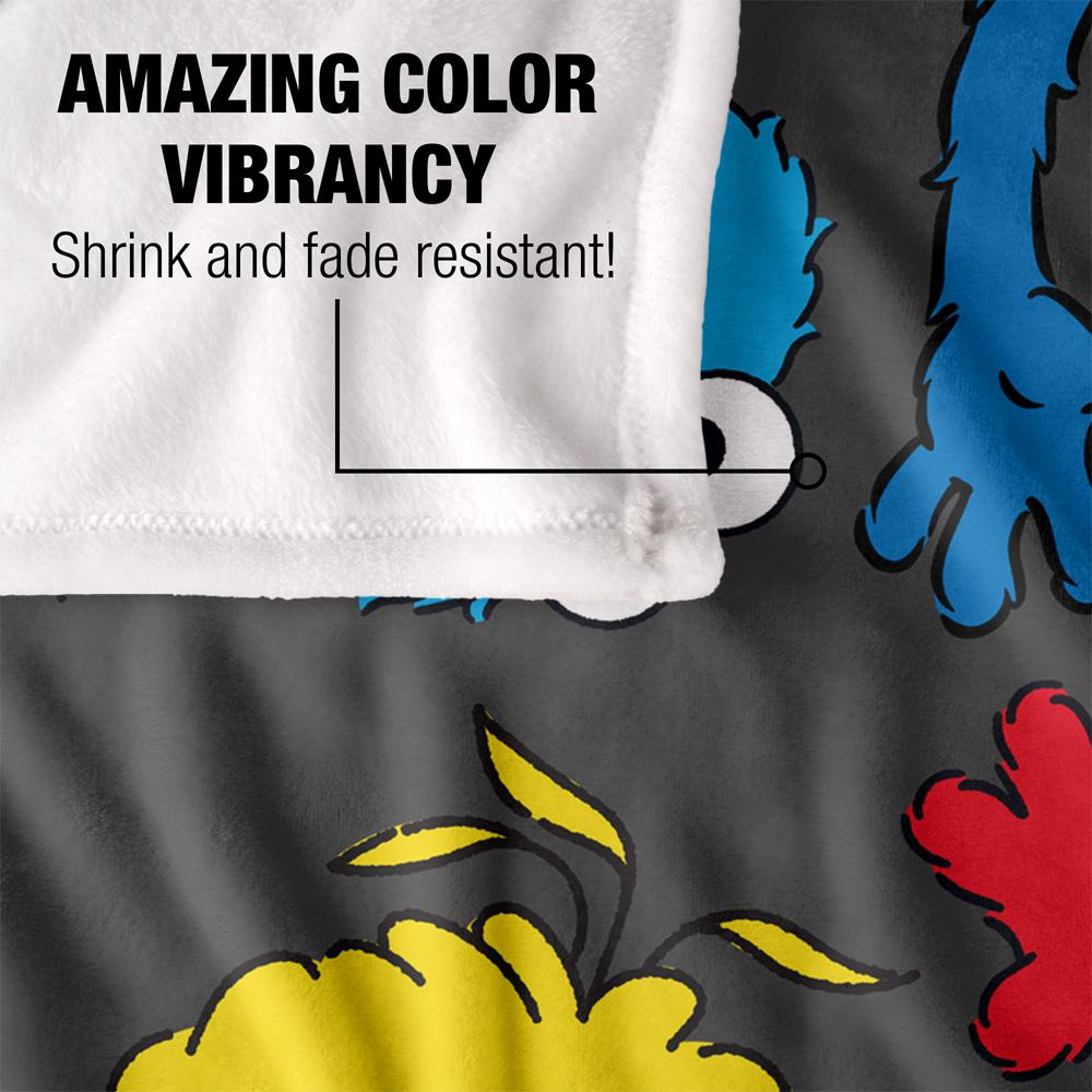 Multicoloured - Lifestyle - Sesame Street Group Pose Blanket
