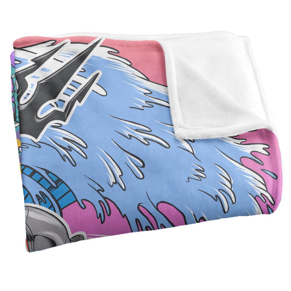 Multicoloured - Back - Aquaman Surf Black Manta Blanket