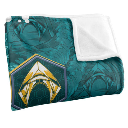 Multicoloured - Back - Aquaman Seahorse Blanket