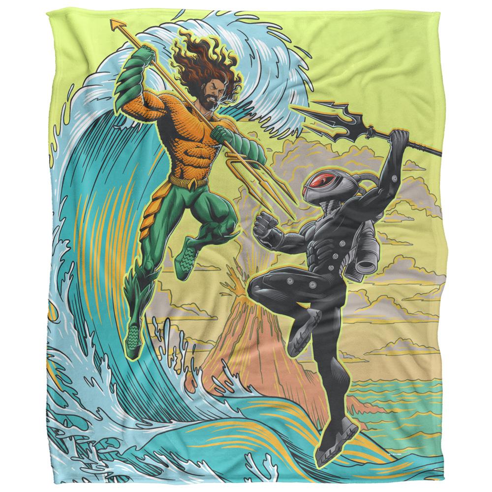 Multicoloured - Front - Aquaman Battle Blanket