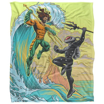 Multicoloured - Front - Aquaman Battle Blanket