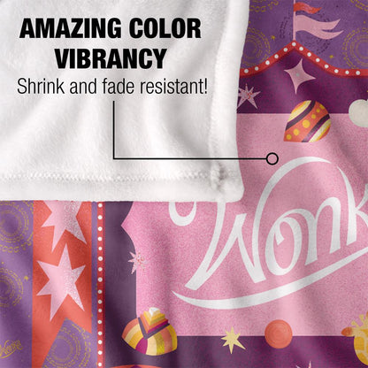 Multicoloured - Lifestyle - Wonka Outline Blanket