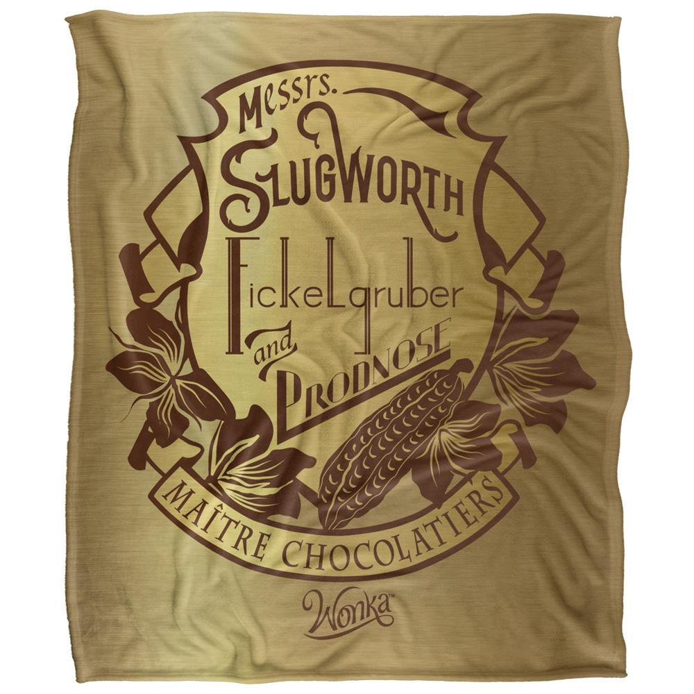 Multicoloured - Front - Wonka Messrs Slugworth Blanket