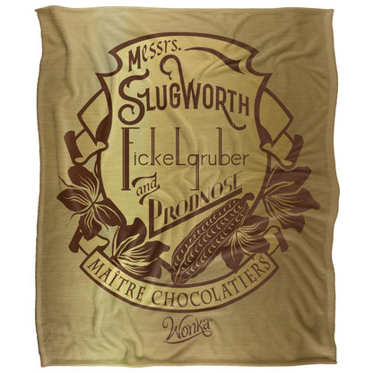 Multicoloured - Front - Wonka Messrs Slugworth Blanket