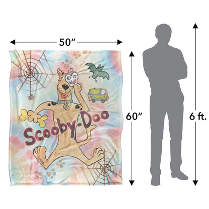 Multicoloured - Pack Shot - Scooby Doo Painted Blanket