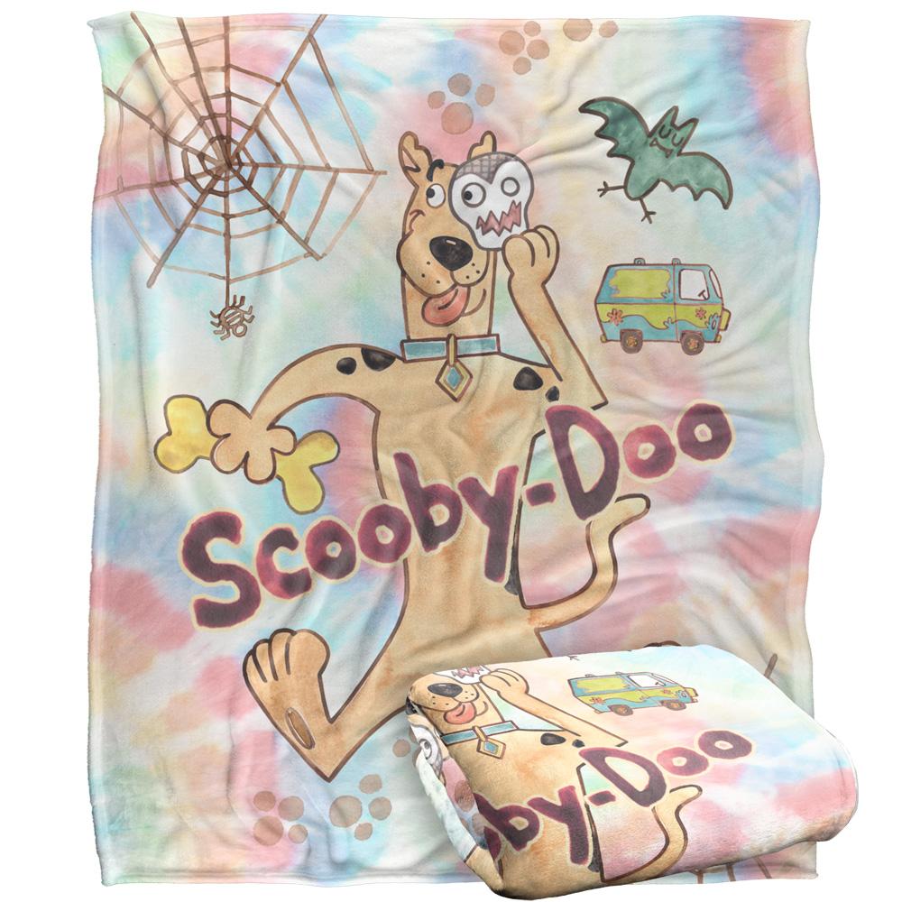 Multicoloured - Side - Scooby Doo Painted Blanket