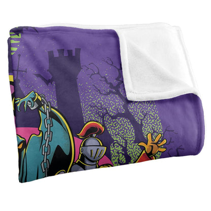 Multicoloured - Back - Scooby Doo Villains Blanket
