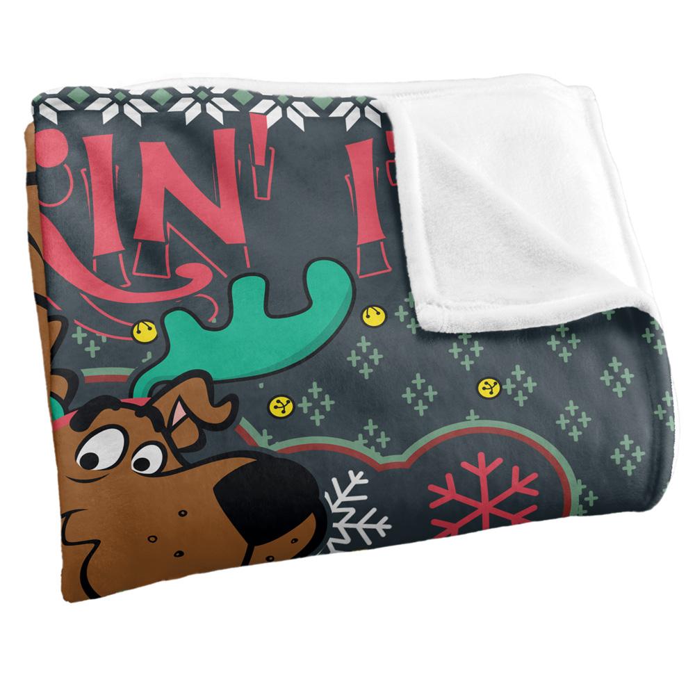 Multicoloured - Side - Scooby Doo Rockin It Christmas Blanket