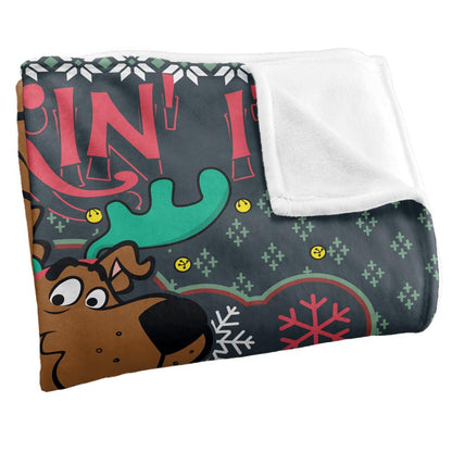 Multicoloured - Side - Scooby Doo Rockin It Christmas Blanket